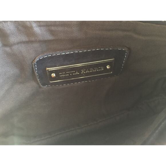 OLIVIA HARRIS CROSSBODY BAG Purse Navy fringe boho festival luxury lux NWT - Picture 5 of 5